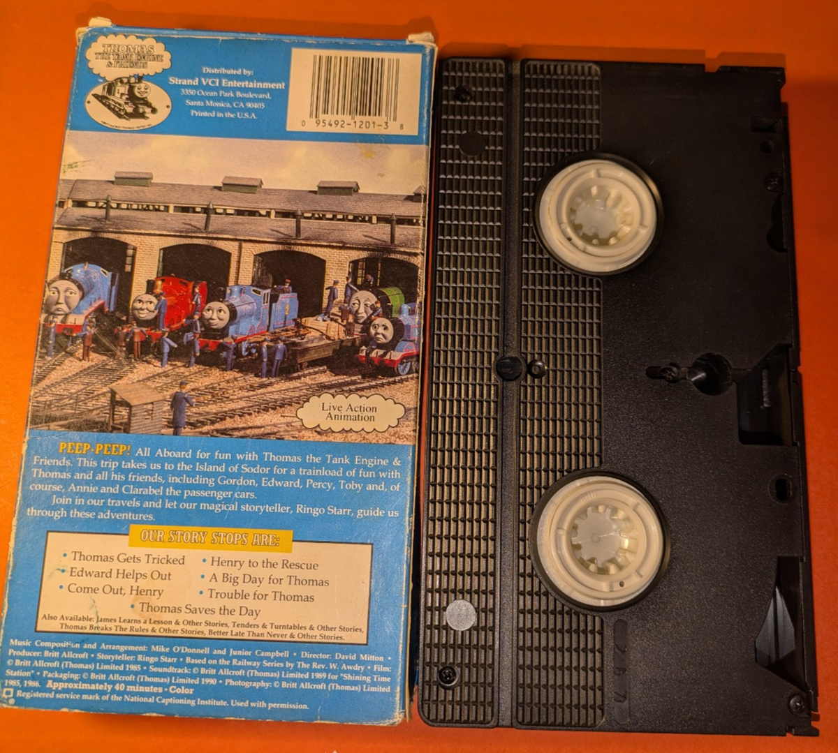 Thomas the Tank Engine Friends - Thomas Gets Tricked (VHS, 1992 