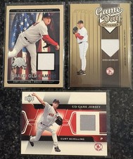 11 Curt Schilling JERSEY CARDS Boston Red Sox Arizona Diamondbacks