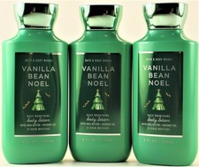 QTY 3 - Bath  Body Works VANILLA BEAN NOEL Body Lotion Moisturizer Cream 8Oz