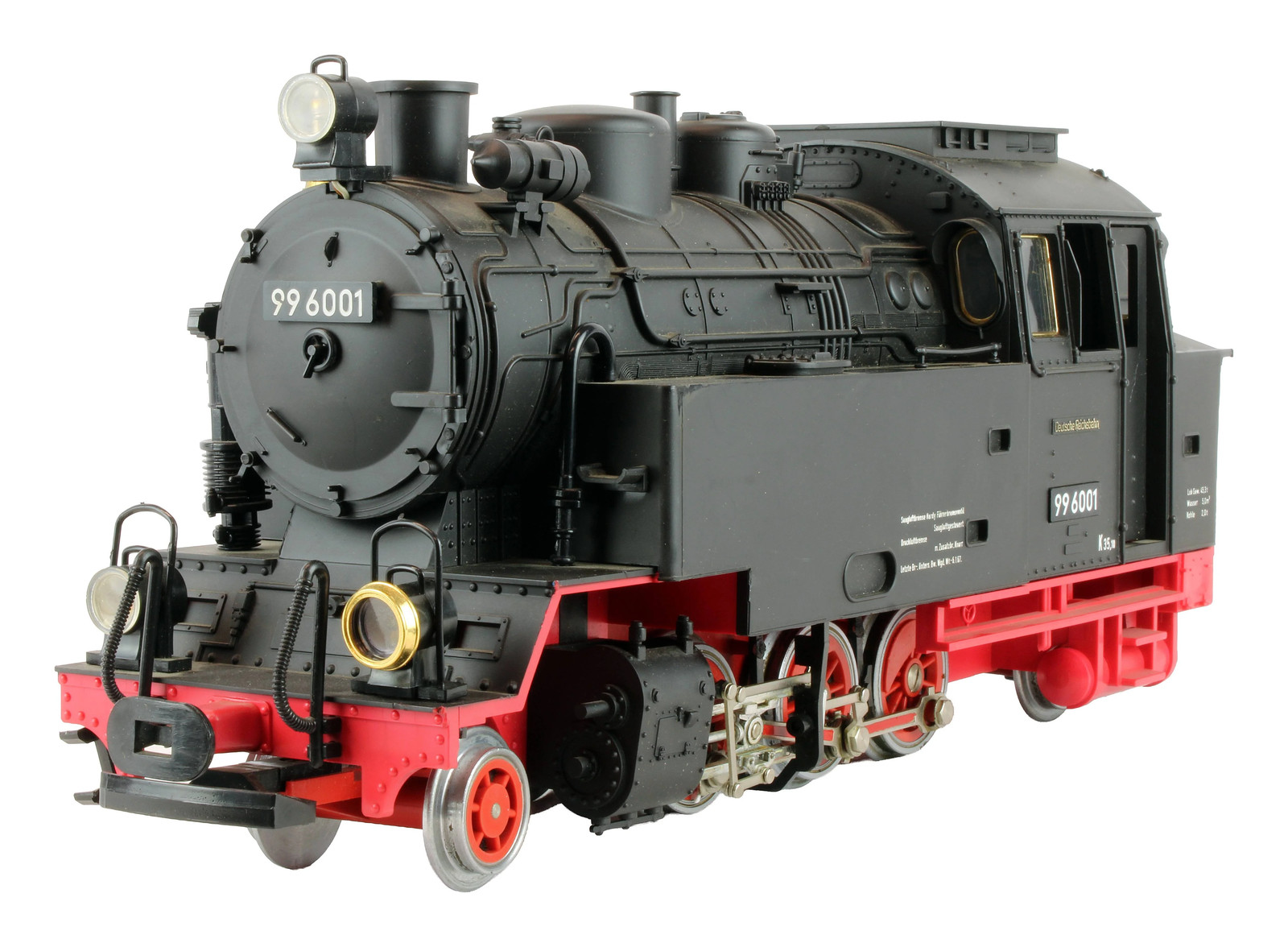 LGB G GAUGE 2080S DR BLACK K35 2-6-2 '996001' TANK LOCOMOTIVE