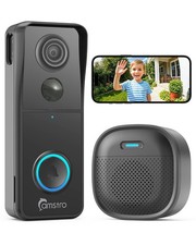 Doorbell Camera Wireless, 3K Video Doorbell with Chime, 2.4G WiFi Outdoor Sec...