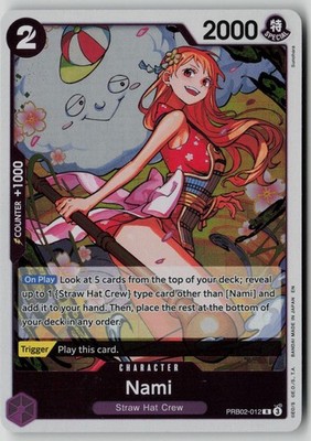 Nami PRB02-012 One Piece Premium Booster -The Best- Vol. 2 Rare Near Mint