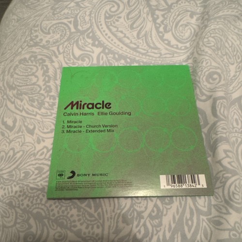 CALVIN HARRIS & ELLIE GOULDING - MIRACLE (2023 'SIGNED' 3-TRACK CD SINGLE) - Picture 2 of 2
