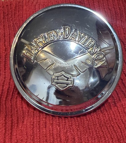 Vintage Harley Davidson Gas Cap V Wing Chrome Air Breathe Cover Motorcycle VTG