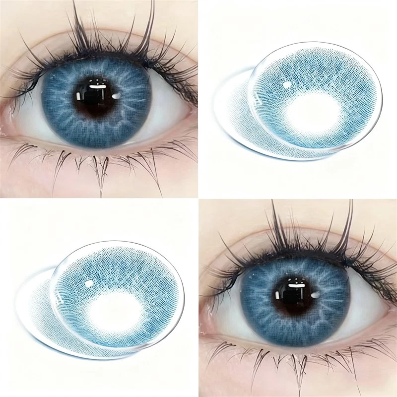  5Color 2-Piece Contact Lenses/ Contact Lens Travel Kit Cute Contact Case Holder - Image 4 of 4