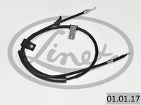 1X Linex 01.01.17 Seilzug Feststellbremse FüR Alfa Romeo