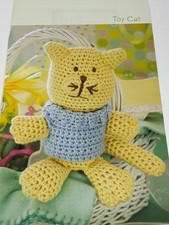 Toy Cat Crochet Pattern Easy Worsted Book Pages