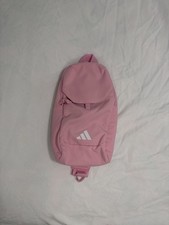 Adidas Pink Small Crossbody Sling Bag Zip Clo...