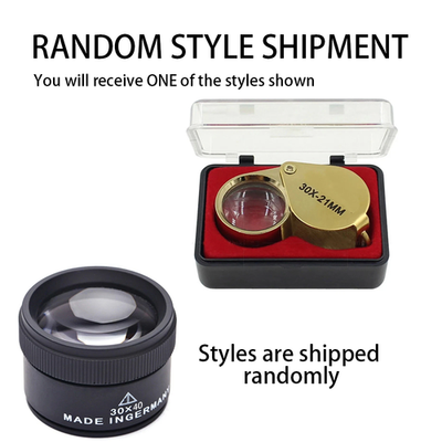 #ad Jewelers Loupe Magnifier Jewelry Eye Loop Pocket Magnifying Glass Tool 30X $3.76