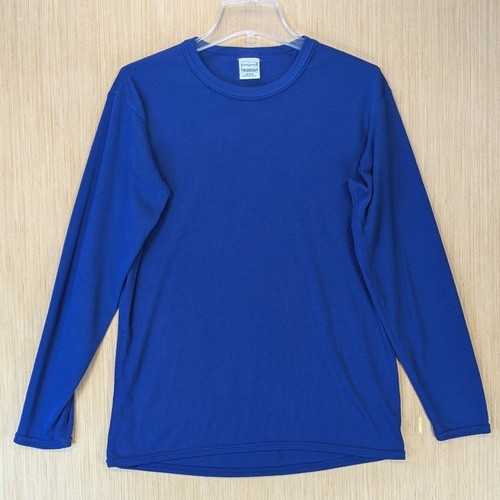 Patagonia, Vintage Patagonia Capilene Men Base Layer Shirt Size M Blue Long Sleeve Gorpcore