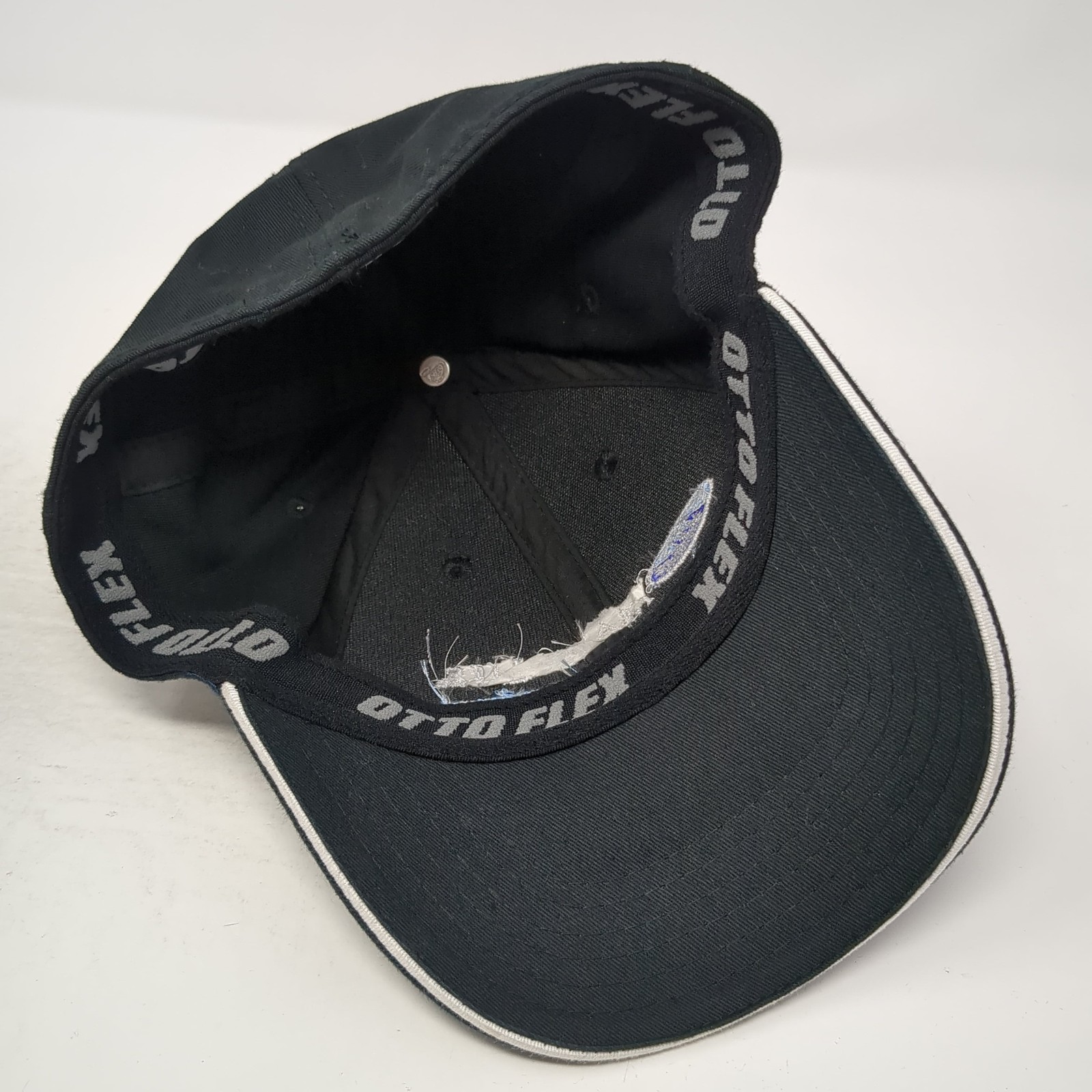 Marquis Fitted Hat Solid Black Medium Embroidered… - image 7