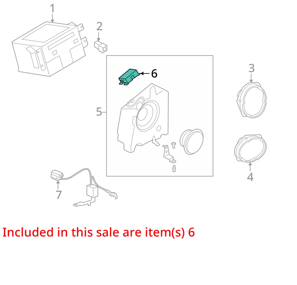 2008-2009年福特Escape Am FM CD播放器收音机接收器QCM7X — 第 3/4 张图片