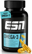 ESN Omega-3 - Hochdosiert Mit 1200 Mg EPA Und 900 Mg DHA Pro Tagesportion …