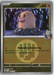 Team Rocket's Diglett 100/217 Ascended Heroes Reverse Holo