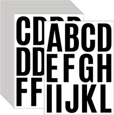 24 Sheets 2 Inch Self Adhesive Letters Stick on Vinyl Letters Capital Letter Sti