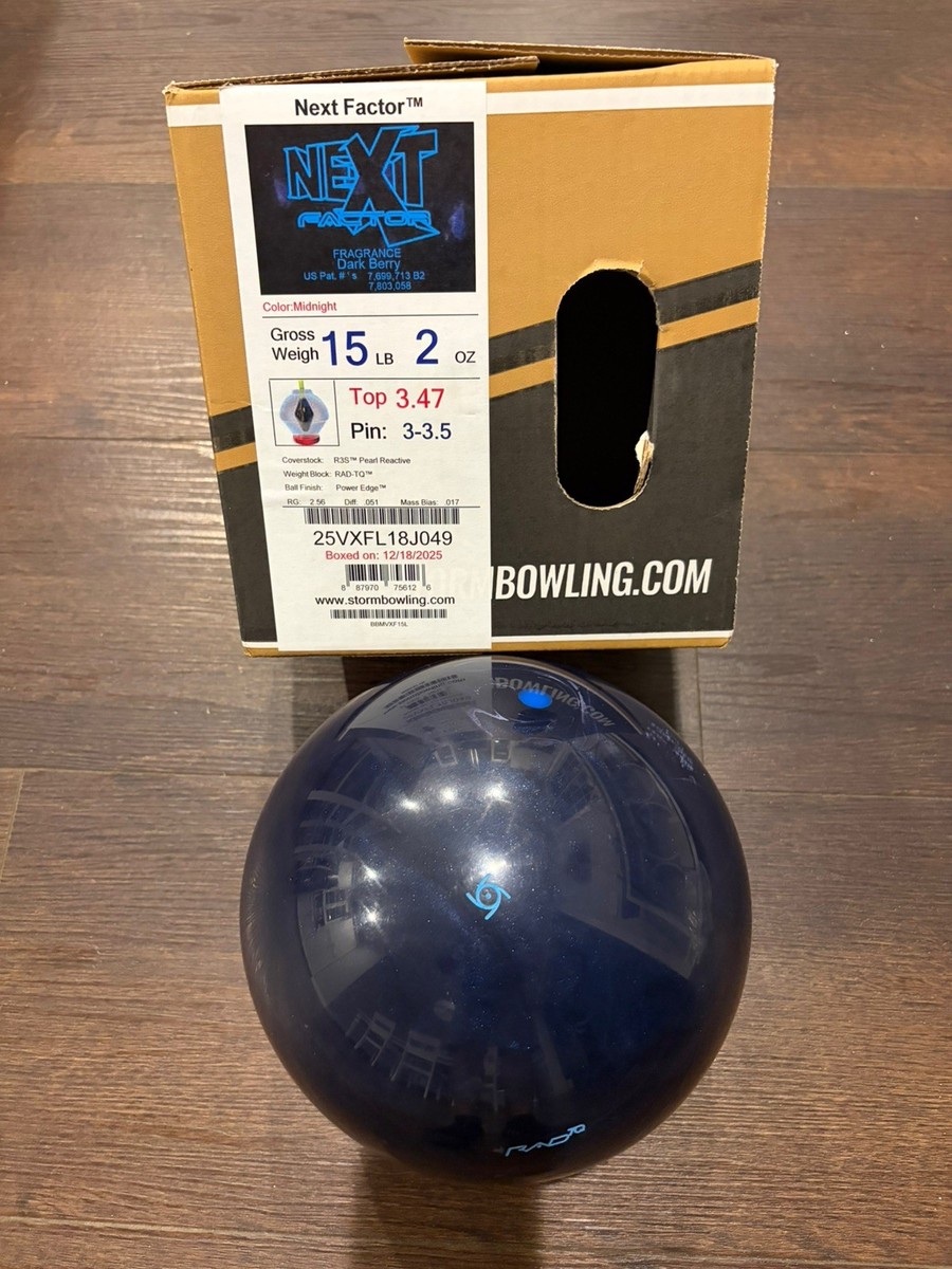 15LB Storm Next Factor Bowling Ball New | eBay