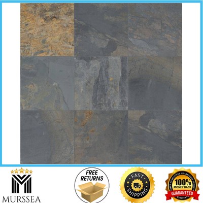 Rustique Earth 12 In.X12 In. Gauged Slate Floor And Wall Tile (10 Sq. Ft./Case)
