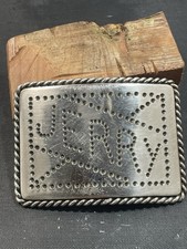 Western Buckle name  JERRY  3inX2in