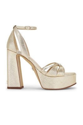 Sam Edelman Damen Kamille Heels Gold Größe EU 41 UVP 170£