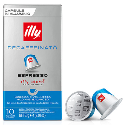 NEU Illy Nespresso Decaffeinato Kapseln 10 Stück koffeinfrei Espresso Pods