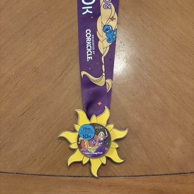 2024 RunDisney Princess Enchanted 10k Finisher Medal - Rapunzel