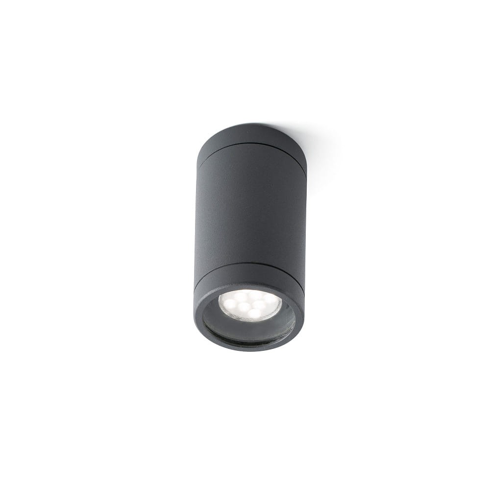 Outdoor Deckenleuchte OLOT GU10, IP44, dunkelgrau