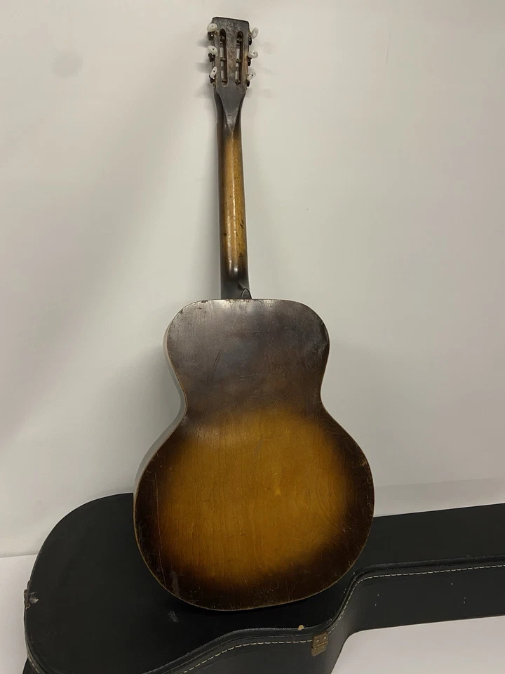 1930S ARTHUR HENSEL STYLE ARCHTOP GUITAR - SLOTTED HEADSTOCK - KLUSON OPEN BACK - Image 2 of 4
