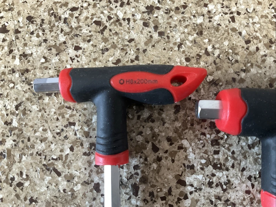 LOT OF 2 NEW T - HANDLE HEX KEY BALL END ALLEN 8MM & 10MM WRENCHES - Image 3 of 4