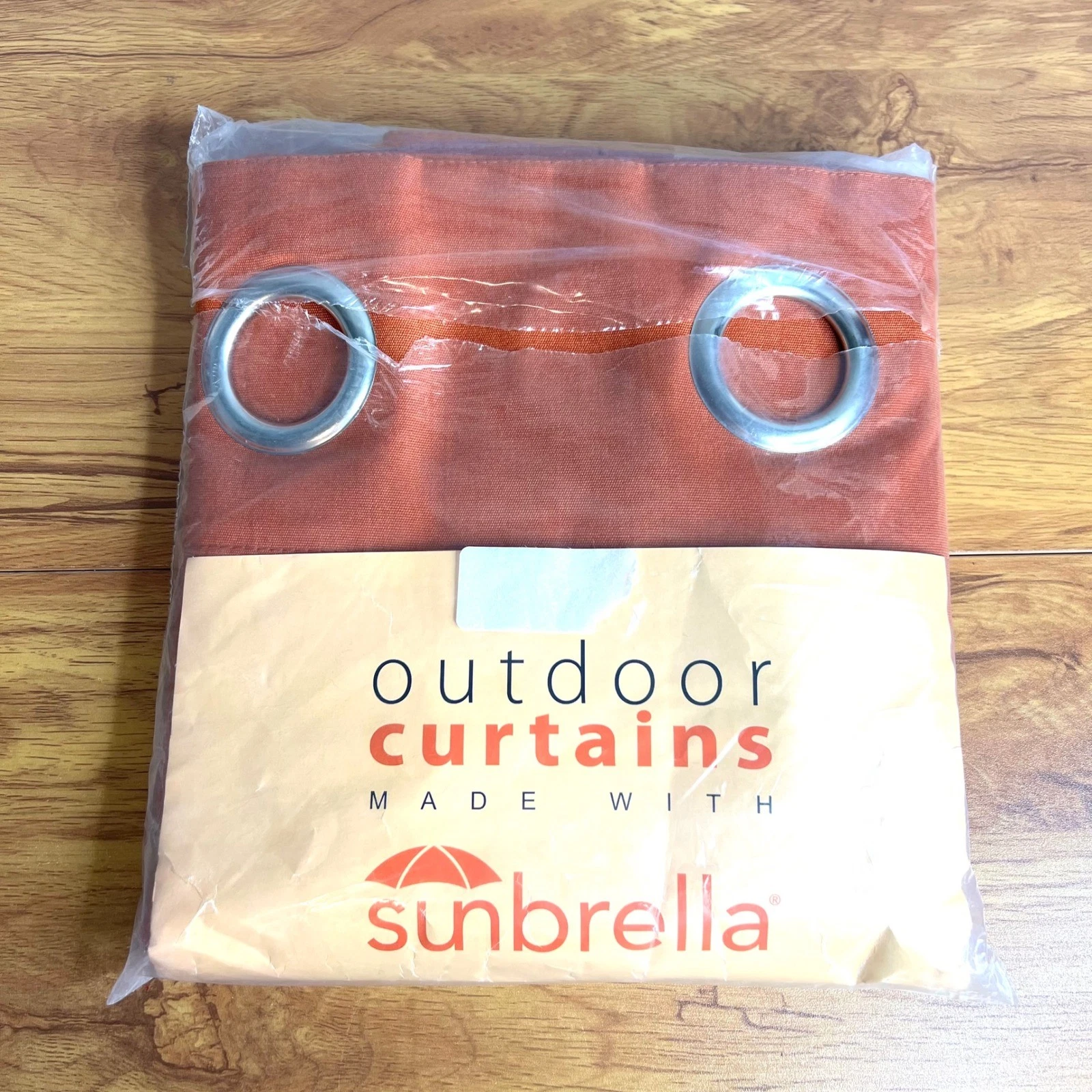 Sunbrella Outdoor Curtain Panel 50x84 Rust Grommet Top Weather Resistant NEW