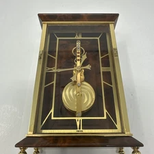 Vintage Jaeger LeCoultre Baguette Skeleton 8-day Clock REF 481-READ