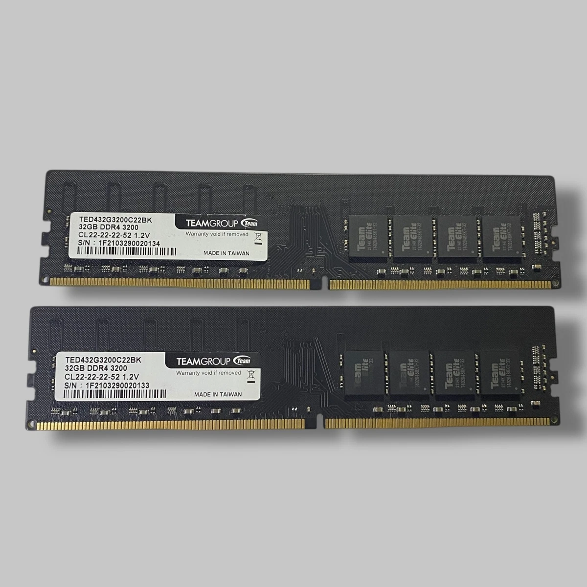 Team Group DDR4 SDRAM 32 GB Total Capacity Memory (RAM) for sale