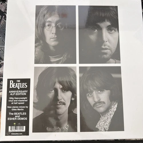 THE BEATLES WHITE ALBUM  50TH REL. SEALED VINYL RECORD ALBUM ESHER 4 LP BOX SET