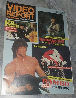 Telerent Videoclub Magazin / Rambo 2 / Gremlins / Ghostbusters usw