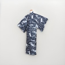Japanese Yukata Kimono Robe Men 5'5" to 5'9" Cotton RYU Dragon Made in Japan
