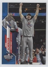 2020 Topps World Series Highlights Wal-Mart Blue Border /299 Max Scherzer 06y2