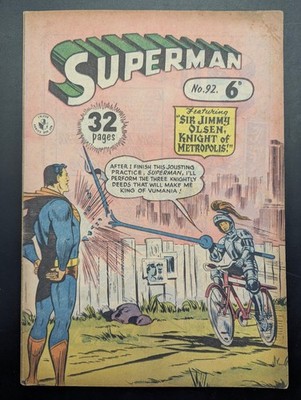 Superman Comic #92, c.late 1940s/50s, Australian K.G. Murray, Atlas