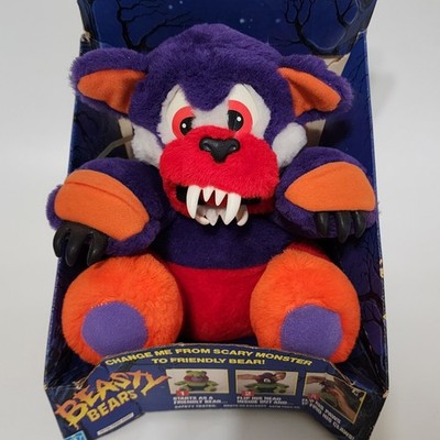 Beasty Bear Fang Transforming Monster Plush Stuffed Animal Tonka