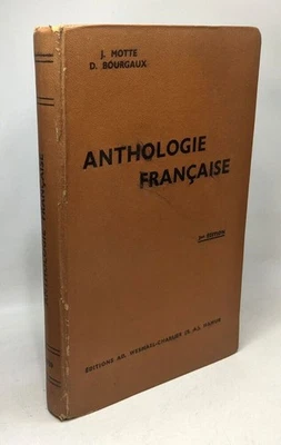 Nouvelle anthologie française contenant seize analyses-types - écoles - Photo 1/4