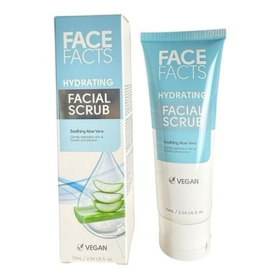 Face Fact Sanftes Gesichtspeeling Peeling mit Aloe Vera beruhigendem Gel