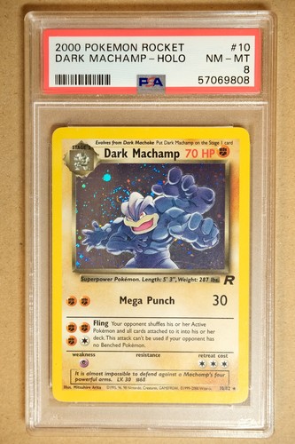 Dark Machamp (Unlimited) graded PSA 8 for sale on eBay