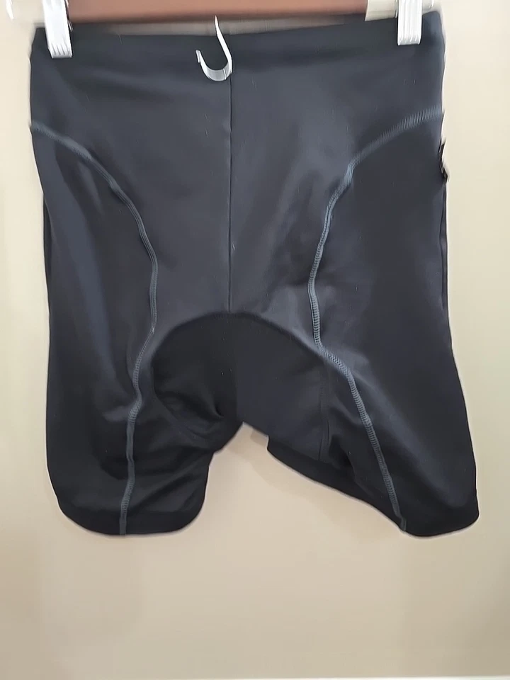 Pantalones Cortos de Ciclismo Nike Mujeres Grandes 12/14 Negros Dri-Fit Acolchados Ciclismo Cintura Elástica Foto 4 de 4