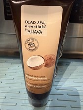 AHAVA Dead Sea Essentials Coconut Salt Scrub Exfoliant 7.5 Fl Oz DISCONTINUED