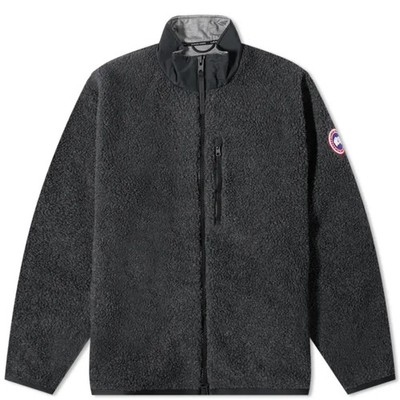 CANADA GOOSE Kelowna Fleece Jacket Wool Blend Iron Size