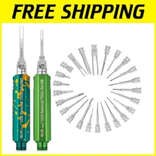 Precision Pin Extractor Set with 26 Replacement Tips