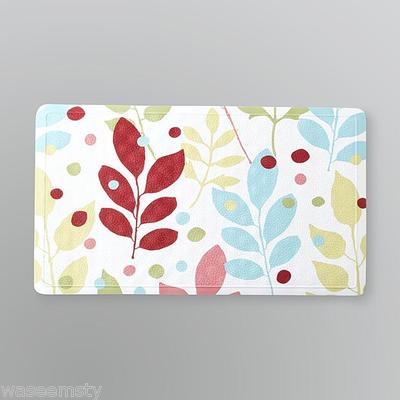 Scenic Briar Fall Floral Colorful Leaf Bath Tub Mat