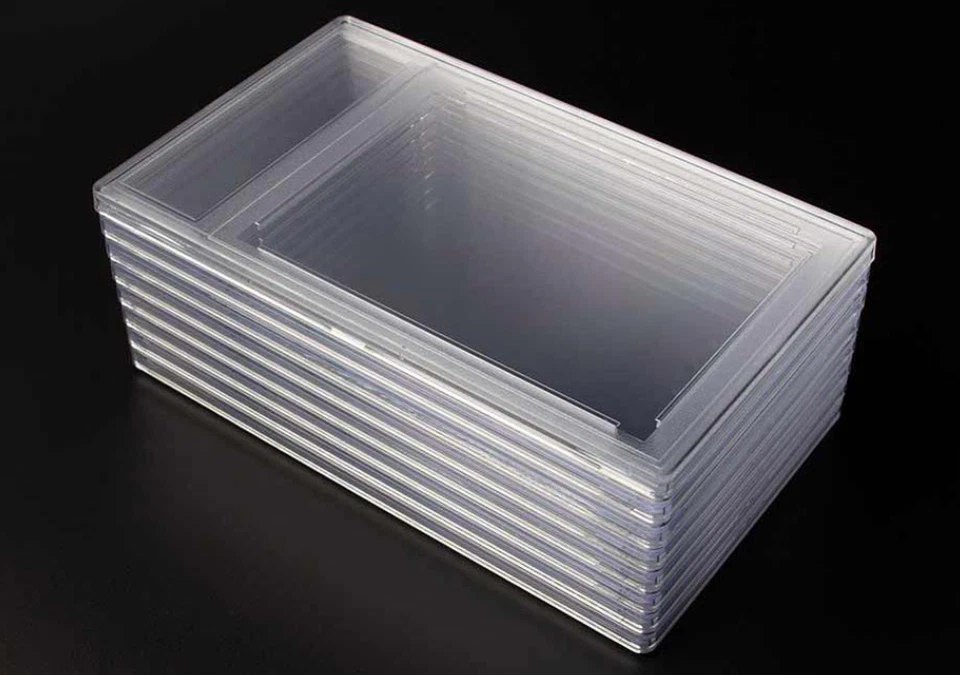 Losa de tarjeta graduada vacía para tarjetas coleccionables y deportivas - borde estilo esmerilado Foto 4 de 4