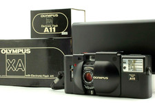 Excellent OLYMPUS XA Rangefinder 35mm Film Camera W/A11 Flash From Japan