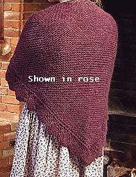 TIP-TO-TIP A TUDOR COTTAGE SHAWL an exclusive of Cellar Door Books #21901 - Picture 1 of 1