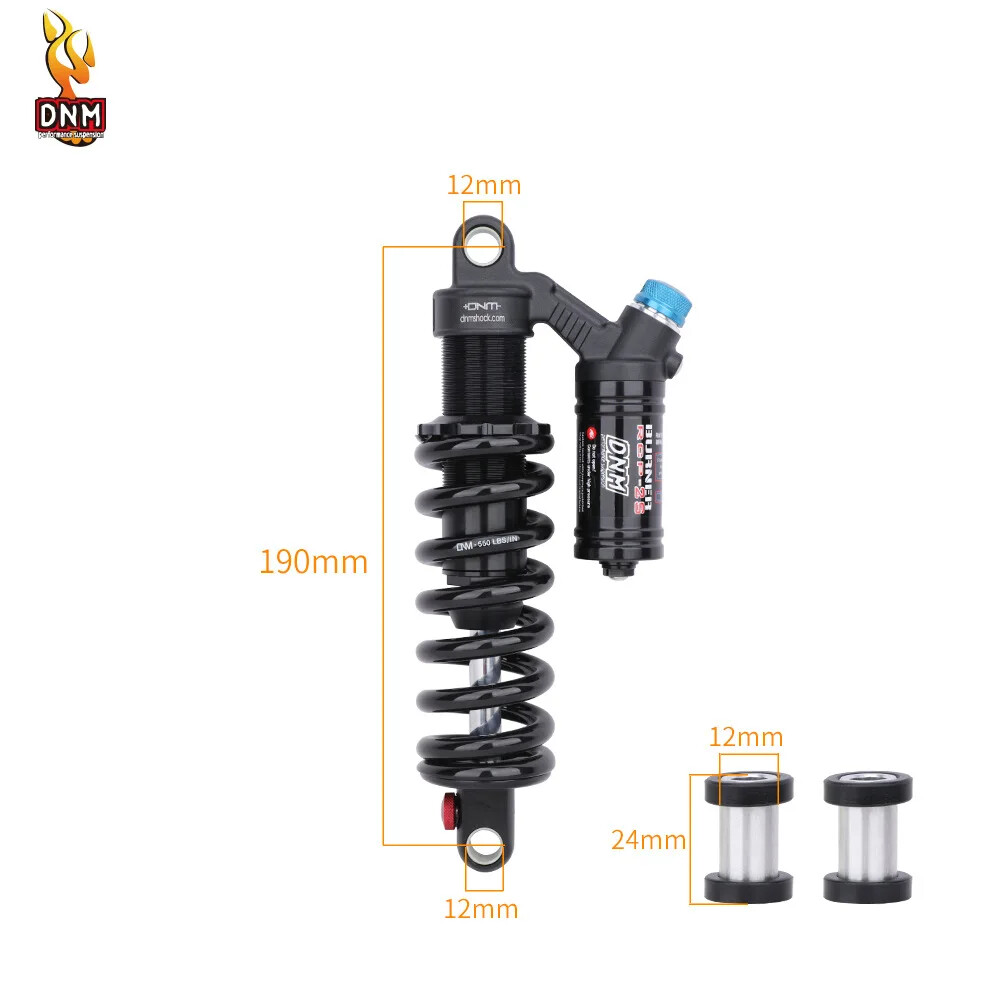 DNM burner rcp-25　200×56(7.87×2.20) Dnm Burner Rcp2S Bike MTB Downhill DH Rear Shock 190mm 200m