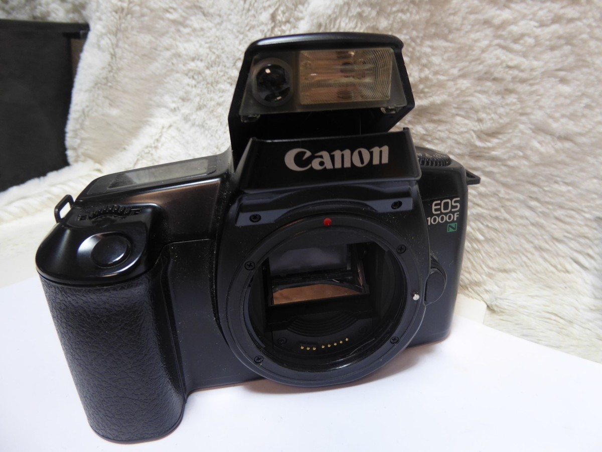 Canon EOS 1000FN 35mm AF SLR Film Camera pop up flash 1000